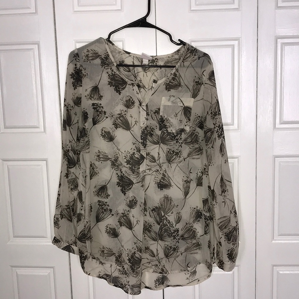 Shear blouse